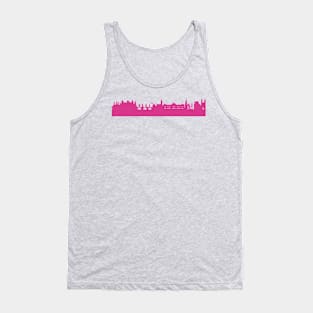 Würzburg skyline pink Tank Top